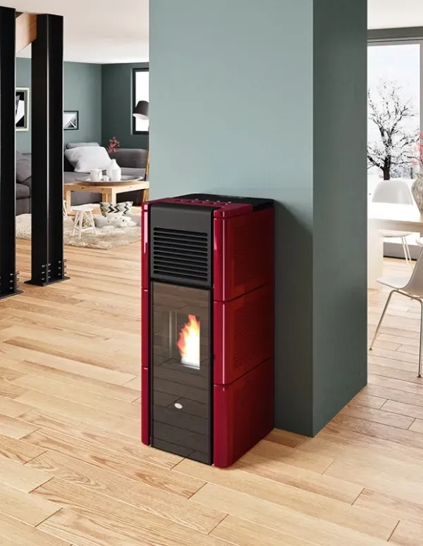 Zoé 15 KW Céramique Rouge Blanc