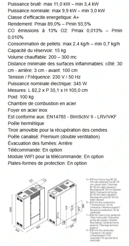 Eva Calor - Rachel Canalisables 11 KW - Stone (2)