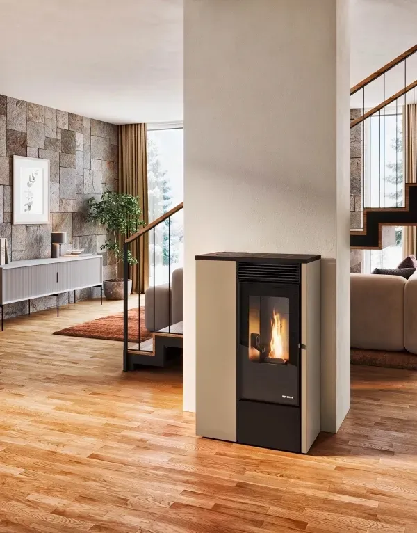 Eva Calor - Vanessa Hermetique 9.5 KW Beige - Rouge - Noir