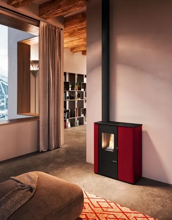 Eva Calor - Vale 8 KW Beige - Rouge - Noir