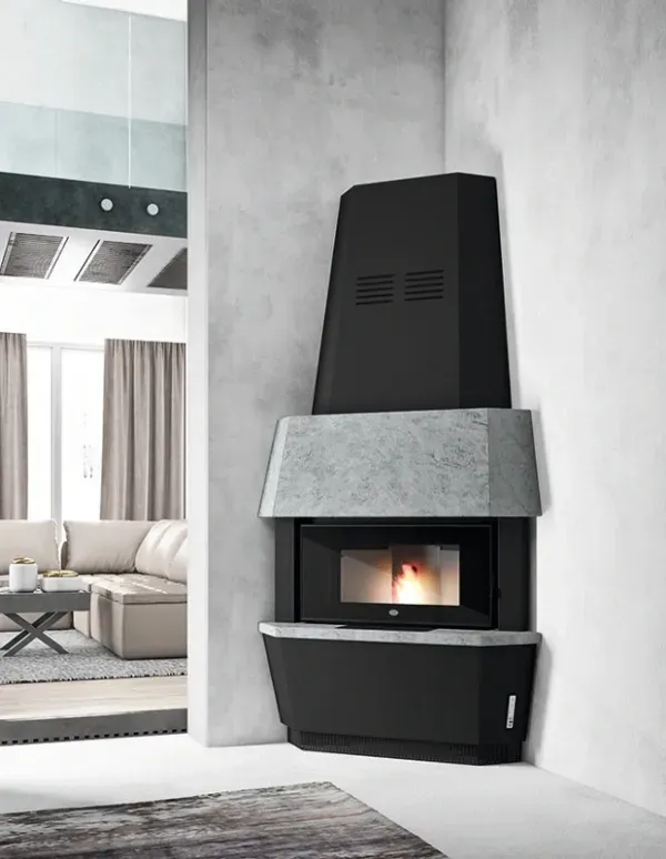 Giotto 11.5 KW Noir & Stone Marbré