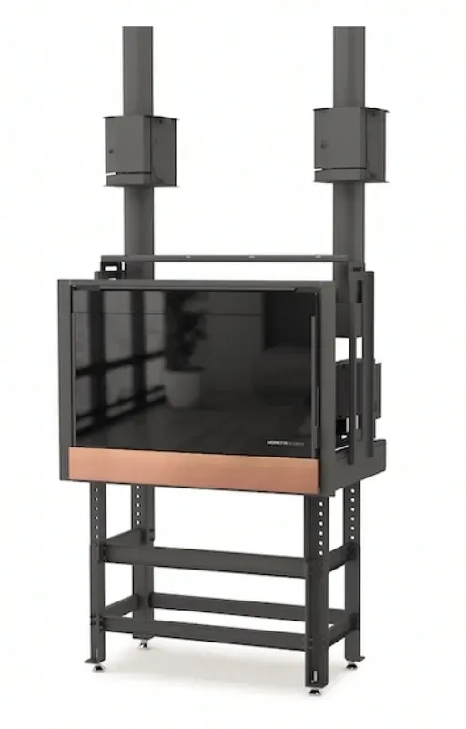 MORETTI DESIGN : Slot Vision 12 KW Inox & Bronz